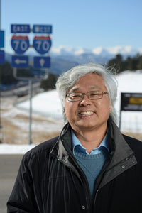 Professor Ning Lu has been working with CDOT for three years, seeking a long-term solution to the seasonal slope instability.