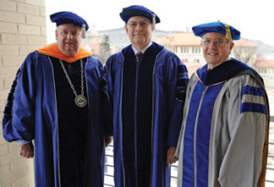President Bill Scoggins, Joe Gray and Richard Truly all participated in Decemberâ€™s Midyear Convocation in December.