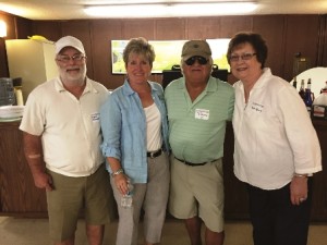 CSMAA's Ruth Jones (second from left) joined Mines alumni in Polk County, Florida, for the annual Bone Valley picnic in celebration of E-Days 'Round the World. 