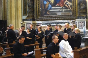 The Mines Choir sings at San Paolo alla Regola church during the music program's 2012 trip to Rome. 