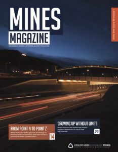 Mines Magazine Winter 2018 Cover