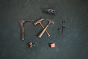 Antique mining tools