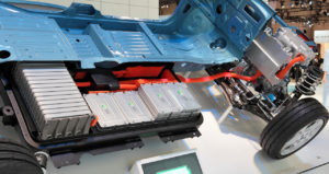 lithium ion batteries in a vehicle