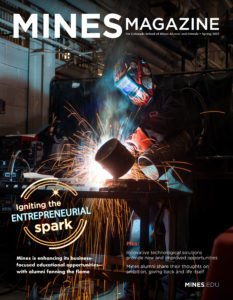 Mines Magazine spring 2021 cover